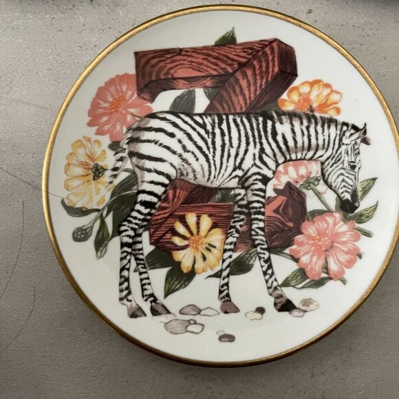 Vintage Franklin Mint Animal Alphabet Mini Plate Collection 1983 Full Set of 26 - Picture 12 of 12